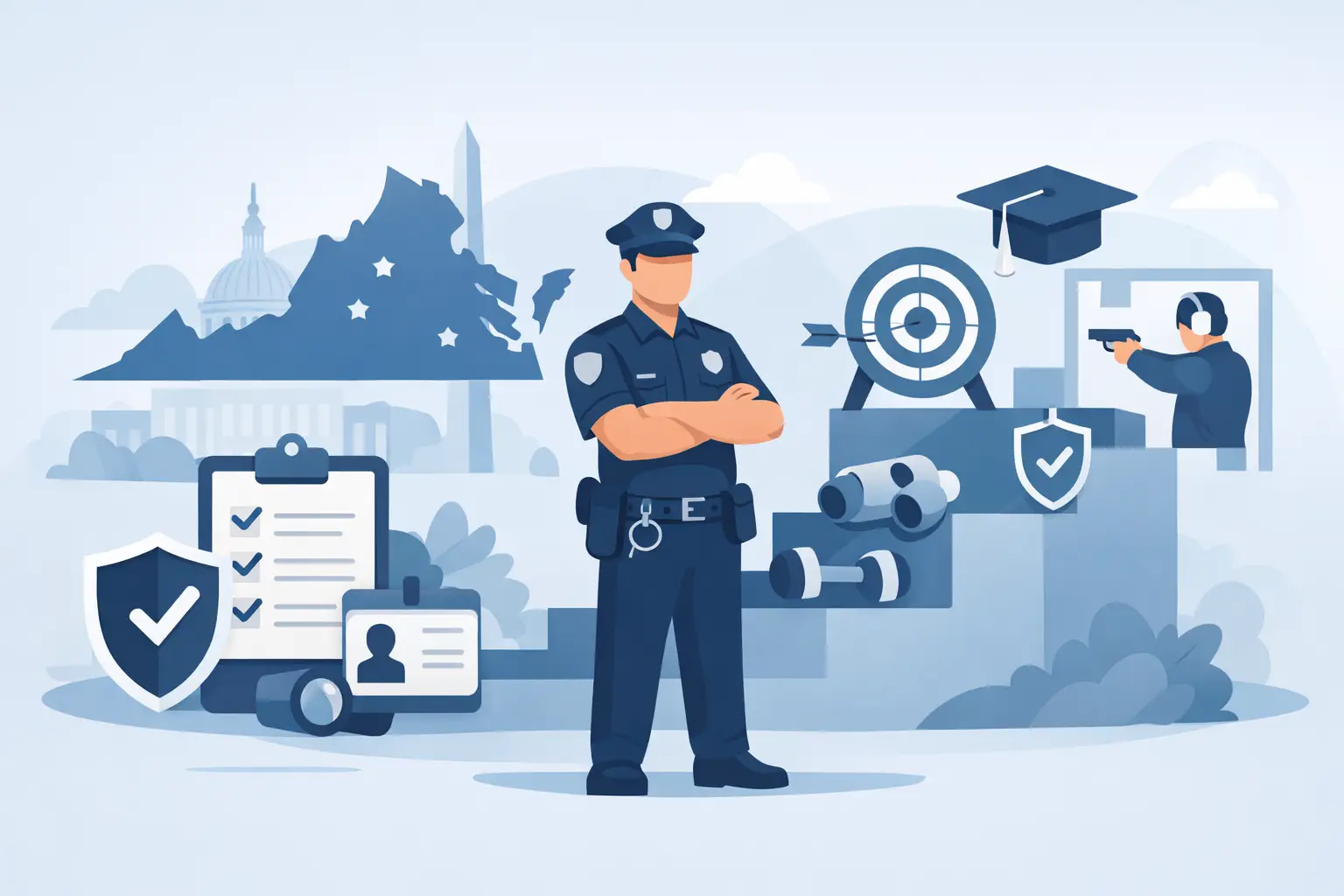 Virginia DCJS Security Officer Training Steps